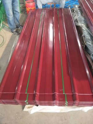 Galvanized Sheet Metal Roofing PPGI Corrugated Sheet T-shape with Color Painted and Welding Processing