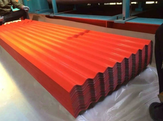 Thickness 0.2 4 mm Color Coated 4ft x 8ft Corrugated Galvanized Steel Sheet for Roofing SGCC/CGCC/DX51D Z/Q195-Q345