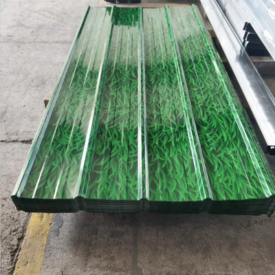 Thickness 0.2 4 mm Color Coated 4ft x 8ft Corrugated Galvanized Steel Sheet for Roofing SGCC/CGCC/DX51D Z/Q195-Q345
