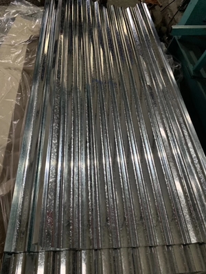 Galvanized Corrugated Steel Roofing Sheet with Zinc Coated Roof Tile and Spangle Zero Minimum Regular Big Spangle