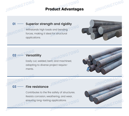ASTM 1045 C45 S45c Ck45 Mild Steel Rod Bar/Round Bar with Hot Rolled Technique and Freely Sampled