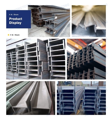ISO ASTM Certified Load Bearing Section Steel Hot Rolled H/I Beam with Natural Surface and ISO9001 Certification