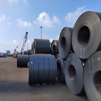 600-2000 Width Prime Good Strength Astm A36 Q235 Q345 SS400 Hot Rolled Steel Sheet Coil with Decoiling Processing