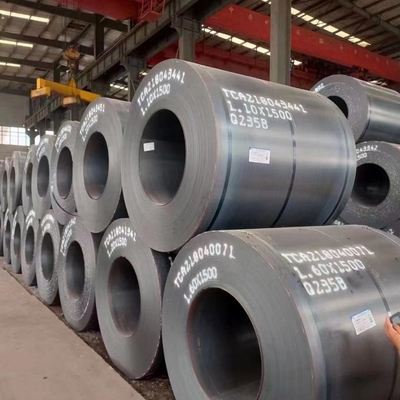 600-2000 Width Prime Good Strength Astm A36 Q235 Q345 SS400 Hot Rolled Steel Sheet Coil with Decoiling Processing