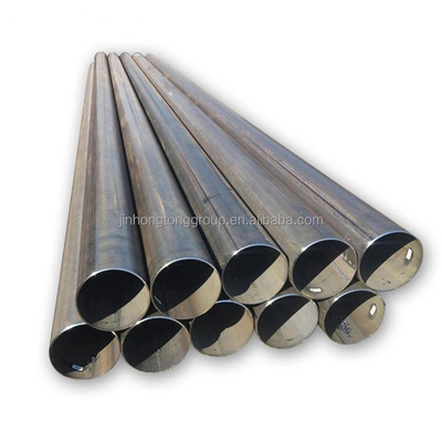 6m/12m Punching Square/Round Section EN 10219 ASTM A500 ERW Welded Steel Pipe for Hydraulic Structural API Certified