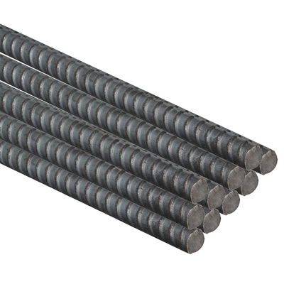HRB400 HRB335 Steel Rebar D10 D12 D16 D20 Round Deformed Bar Length 6m 8M 9m 12M for Concrete Reinforcement