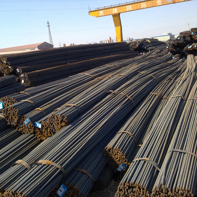 Deformed Steel Bar Iron Rods 10mm 12mm 14mm 16mm 18mm HRB400 500b ASTM Rebar for Concrete Buildings Length 6m