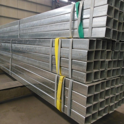 EMT Pipe Hot Dipped Galvanized Steel Pipe 6m Pre-Galvanized GI Tube Rectangular Hollow Section Certificate ERW Technique Square Pipe