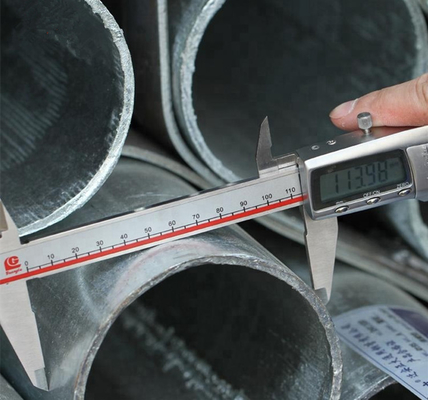 Electrogalvanizing Customizable 6m Drill Pipe With Square Shape and Bending Welding Services for Construction Structure