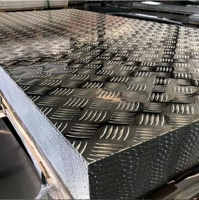 Excellent Mill Test Certificate 5mm Q235 Mild Steel Checker Plate with Tear Drop/T Type Pattern and Z41-Z60 Coating