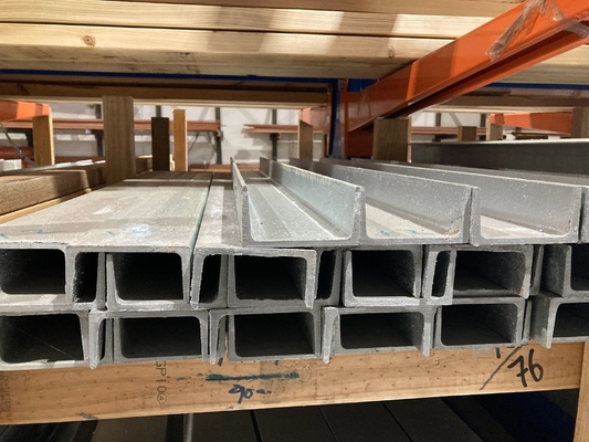 Galvanized Channel Beam U Beam Q235B SS400 Q345B hot rolled carbon mild structural steel u channel c channel Standard ASTM
