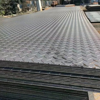 347 ASTM Standard S235 Chequered Plate Weight Calculator 4.5mm Anti-slip MS Mild Steel Checkered Floor Plate