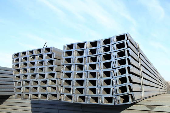 2024 Custom Structural Galvanized C Channel Steel U Shaped Steel Channel for Non-Perforated Commercial Buildings