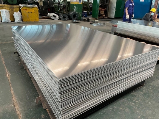 Anodized Aluminum Steel Sheet/Plate 1050 1060 1100 2A12 3003 5052 5083 5754 6061 6063 8011 7075 T6 H32 H24 O H112 Surface Polish
