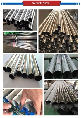 Inox factory SUS 316l 201 304 ss pipe steel tubing  Different thicknesses Seamless Welded Stainless Steel Pipe