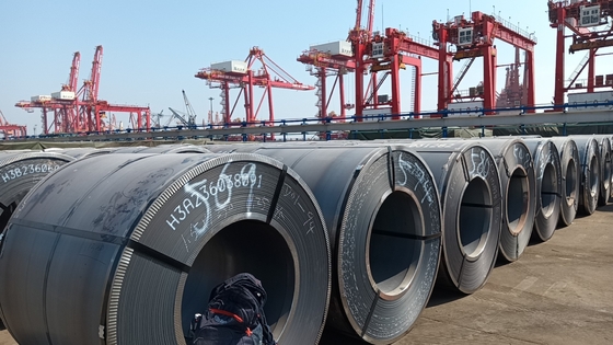 Hot Rolled Carbon Steel Coil 2mm Thick Factory Priced Hrc Q235 Astm A36 A283 A387 Container Plates Bending Punching