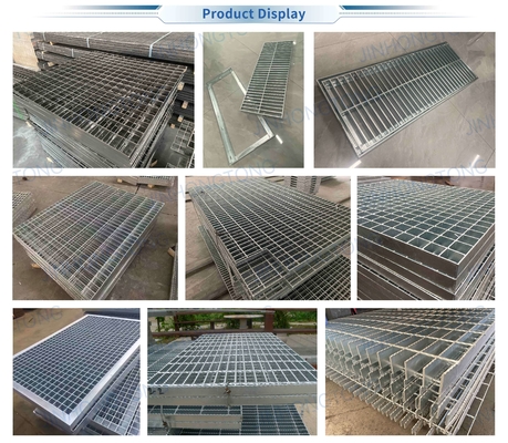 Galvanized Welded Metal Grating Walkway Flooring Industries Platform Steel Grating 25x3 Galvanized Bar Grating