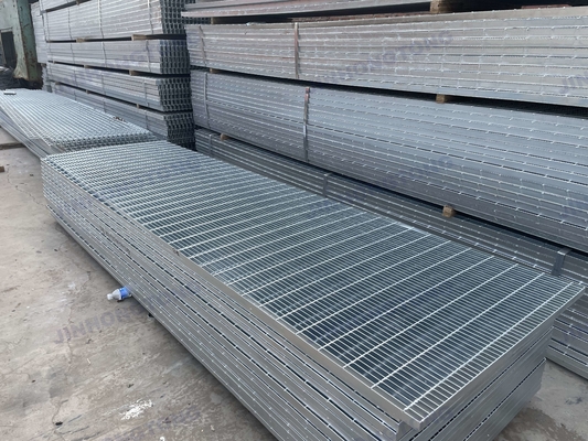 Factory Direct Sale Anti Skid Steel Grating Rectangle 25mm I Bar Steel Grating Hot Dip Galvanized