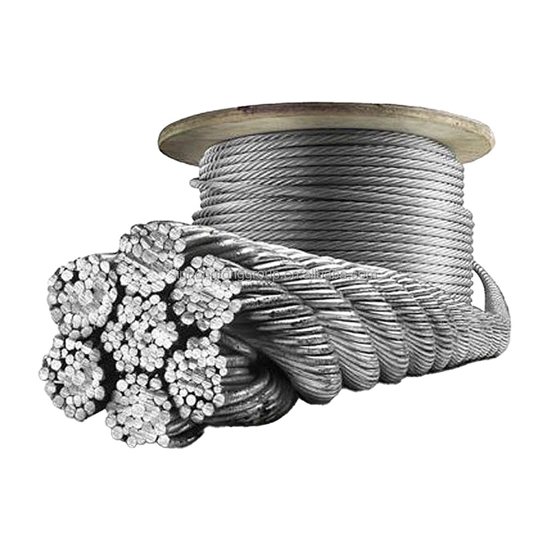 Q195 Grade Cold Drawn Annealed PC Steel Strand Wire Rods for Prestressed Concrete 1*2 1*3 1*7 1*19 Strand Steel Wire