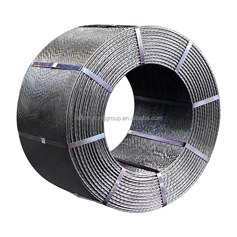 Non-Alloy High Tensile Wire for Construction Prestressed Concrete Bonded PT Strands Cables Prestressing Steel Strand Wire
