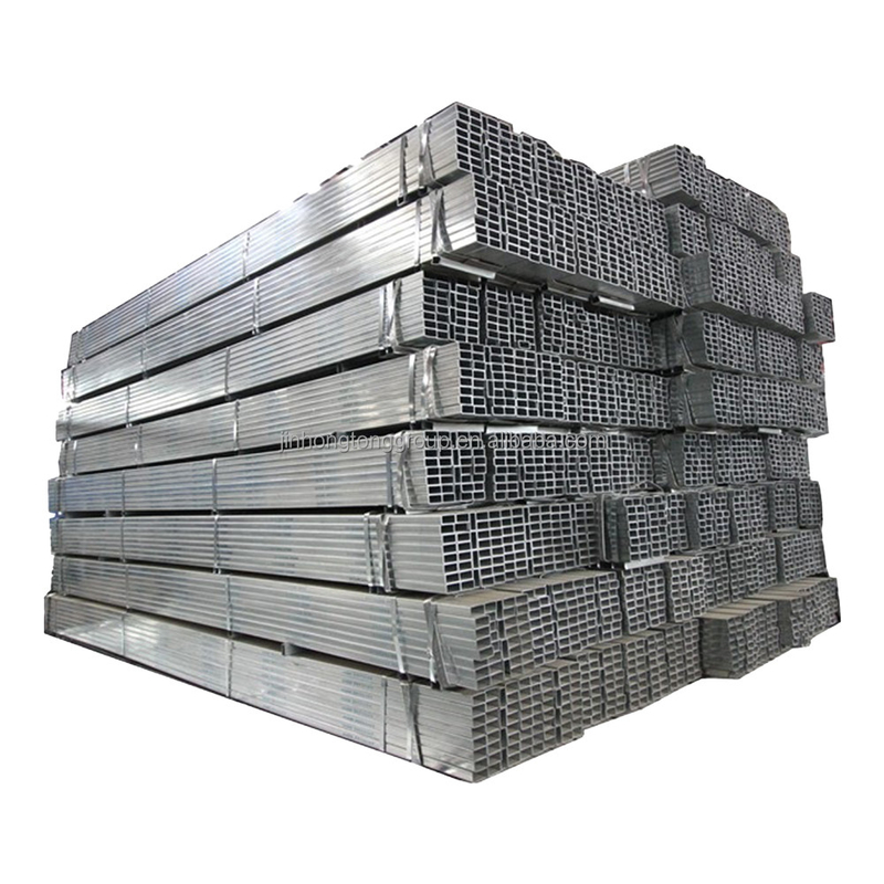 Square Galvanized Pipe 150x150 Astm A53 Zinc Coated Hollow Section Rectangular Pipe Galvanized Seam Square Gi Pipe Non-oiled