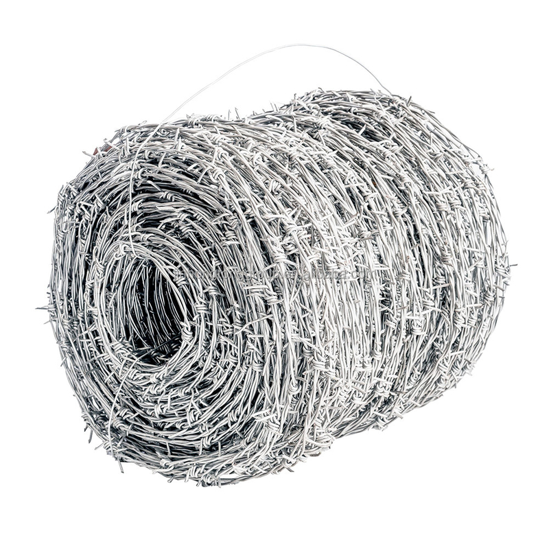 High Security Area Galvanized Razor Wire Anti-Corrosion Mesh Fence Roll 500 Meters with 7.5cm-15cm Barbed Distance
