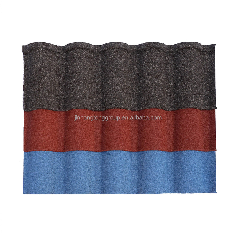 American Villa Metal Roofing Solutions with Zn-Al Galvalume Steel Stone Coated Roof Tiles in Customized Colors