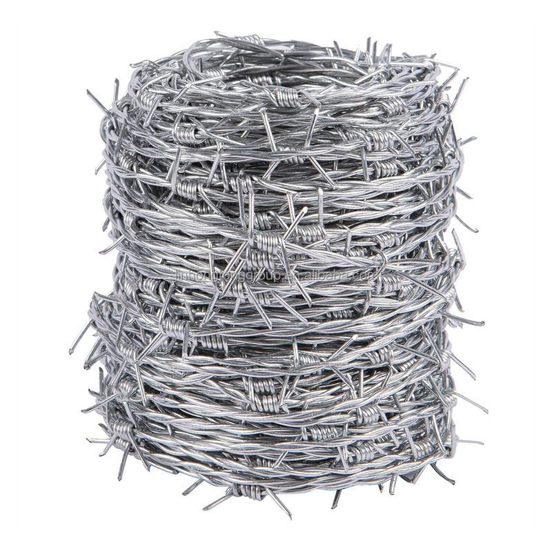 ASTM 6 8 9 10 12 14 18 20 Barbed Wire Roll Fence with Length Customers' Demand and Protective Construction