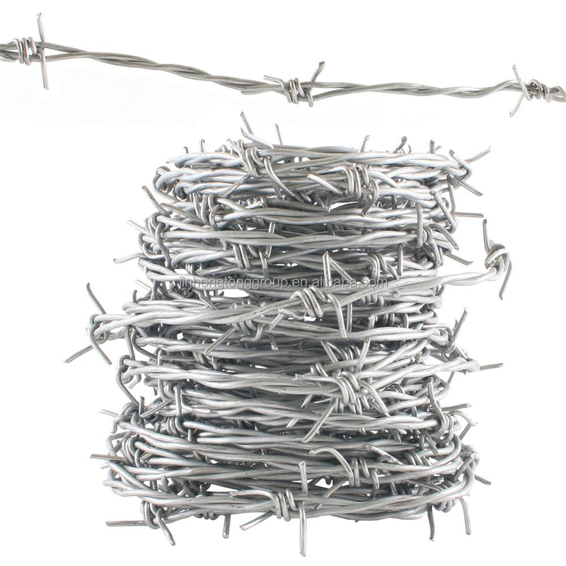 Single Razor Iron Wire 1.6mm x 100 meter barbed wire for fence mesh ASTM 6 8 9 10 12 14 18 20 easy to install and sturdy