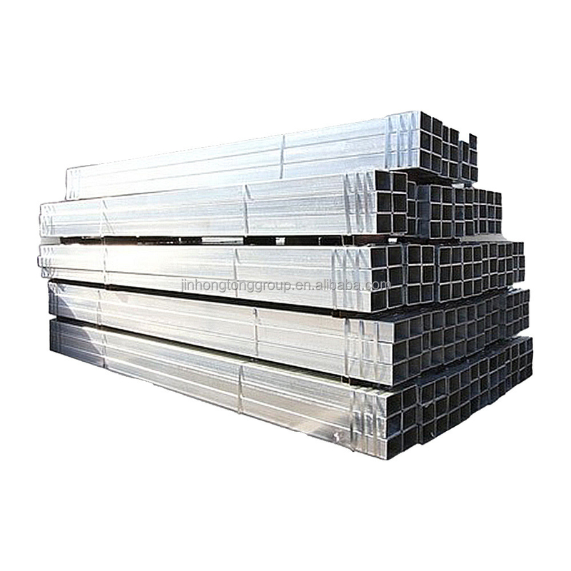 ERW Galvanized Square Rectangular Hollow Section Pipe Carbon Welded Steel Pipe Rectangular Tube for Plastic Pipe Cap End Protector