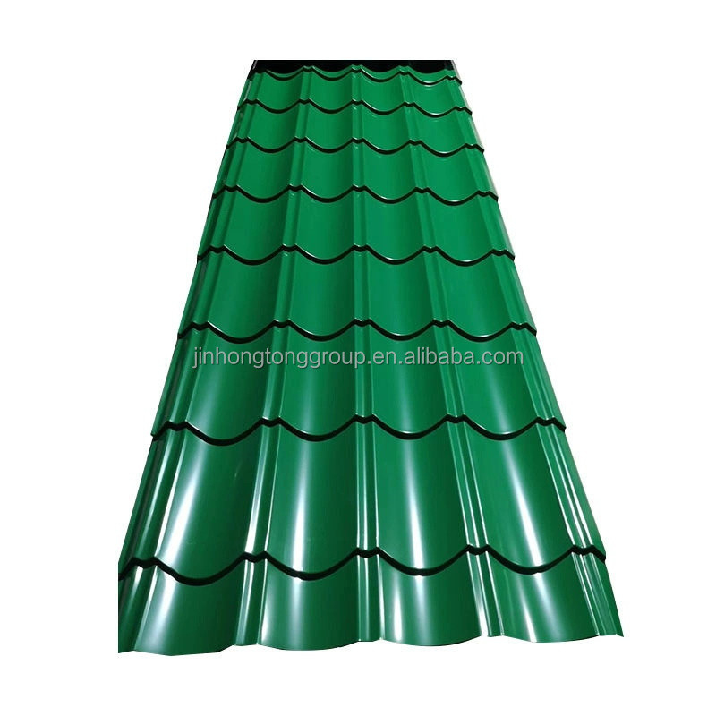 PPGI Color-coated CGI Corrugated Galvanized Iron/Steel Roof Sheet with Standard Seaworth Packing and 600-1250 mm Width