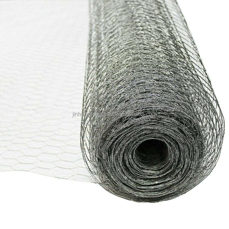 Galvanized 60 80mm Steel Chicken Netting Fence Farm Triple Twist PVC Coated Hexagonal Wire Mesh Twill Weave and Cut to Size