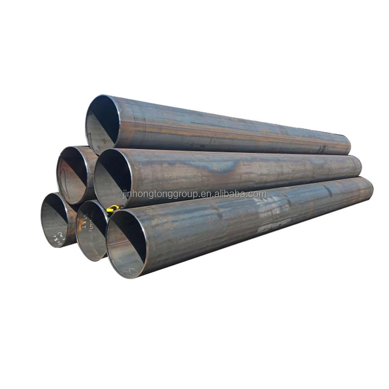 ERW Welded Carbon Steel Pipe for Construction Pipe End Threaded Technique ERW Q195-Q235 St 37/5 520.80mm-22.2mm Thick