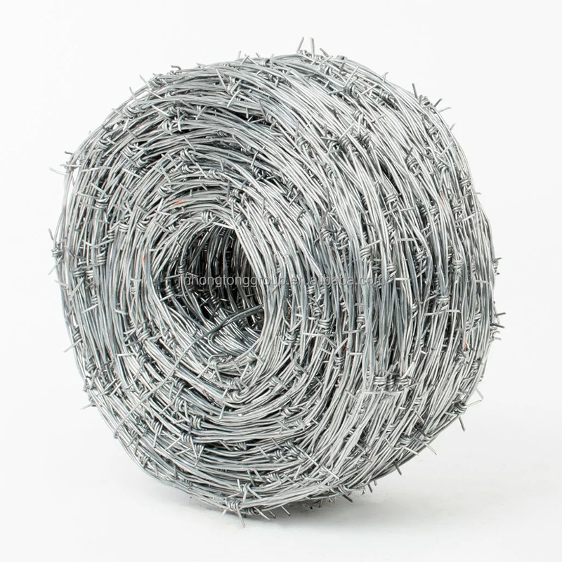 1.4mm-2.6mm Cross Razor Galvanized Barbed Wire Farm Fence 500M 20Kg Per Roll Razor Type Wire Gauge 1.4mm-2.6mm