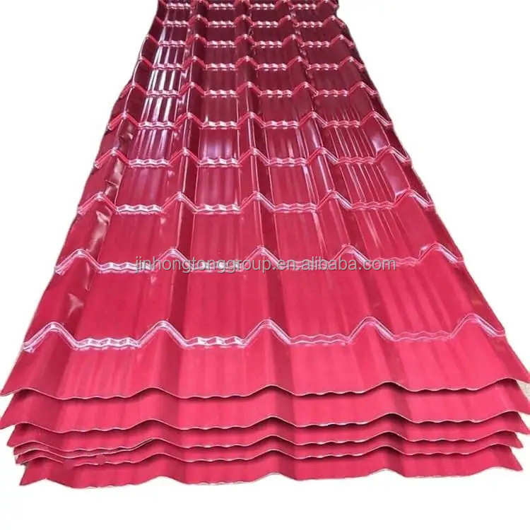 Galvanized Sheet Metal Roofing PPGI Corrugated Sheet T-shape with Color Painted and Welding Processing
