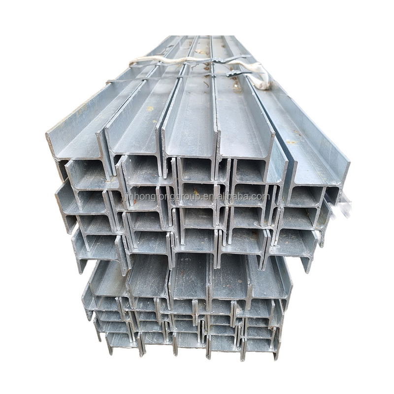 Hot Rolled Iron Carbon Steel H/I Beams Q235B Q235 Q345 6 Inch H Beam Dimensions with and Customized Web Width Options