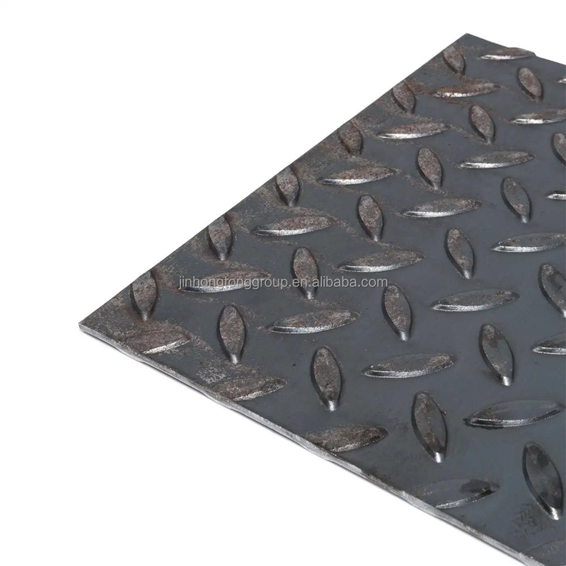 347 ASTM Standard S235 Chequered Plate Weight Calculator 4.5mm Anti-slip MS Mild Steel Checkered Floor Plate