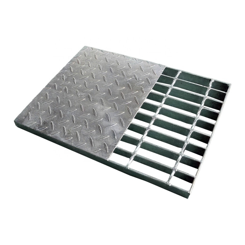 Rain Water Drainage Trench Cover Stainless Steel Floor Drain With Grating Sheet  Metal Steel Grating